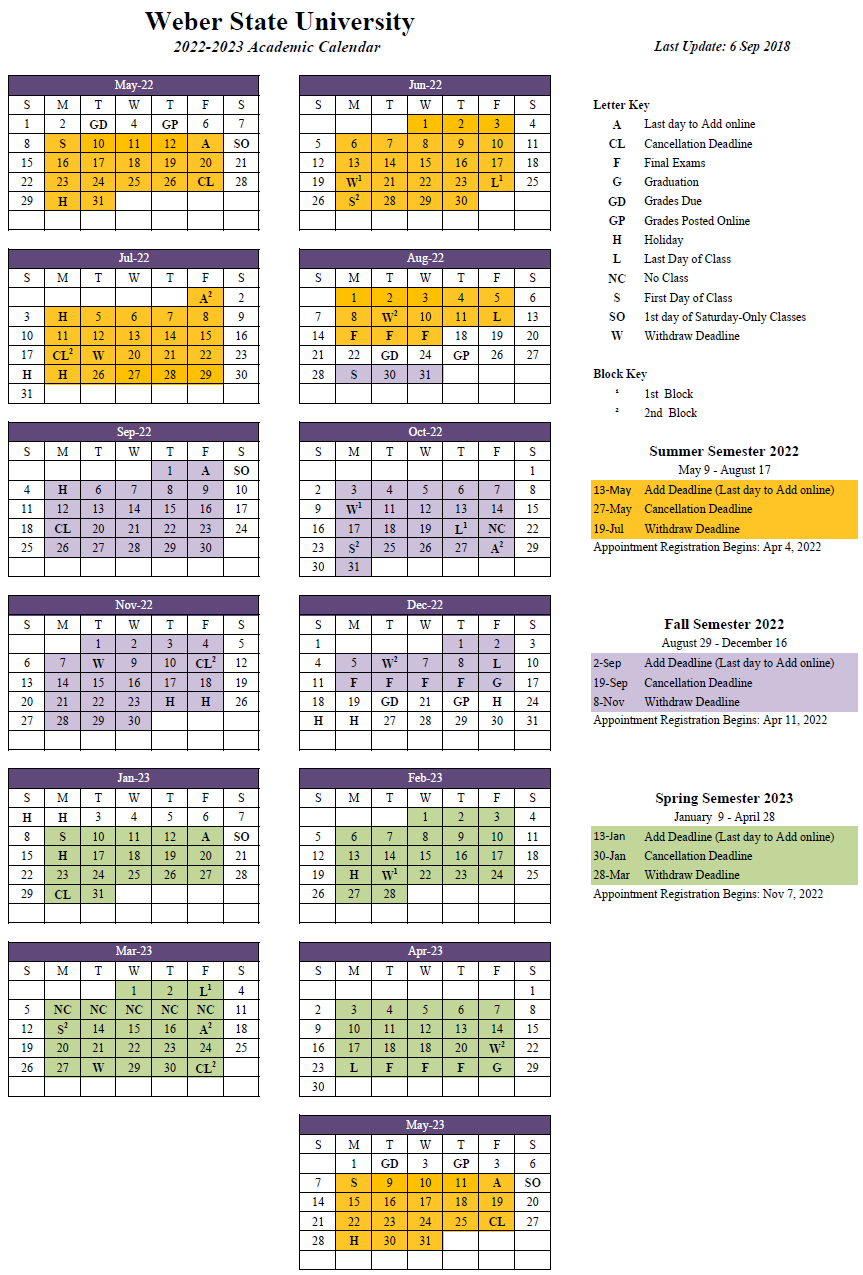 20222023 College Semester System Calendar May Calendar 2022